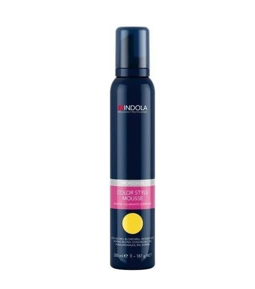 Temporary Color Mousse Indola Color Temporary Hair Colour Mousse 200ml honey blonde
