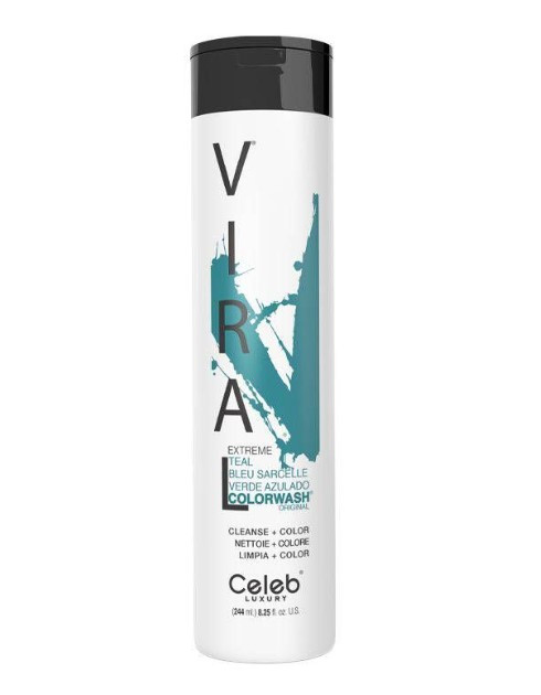 Celeb Luxury Viral Extreme Teal Colorwash Shampoo 244ml
(www.hair2buy.co.uk)