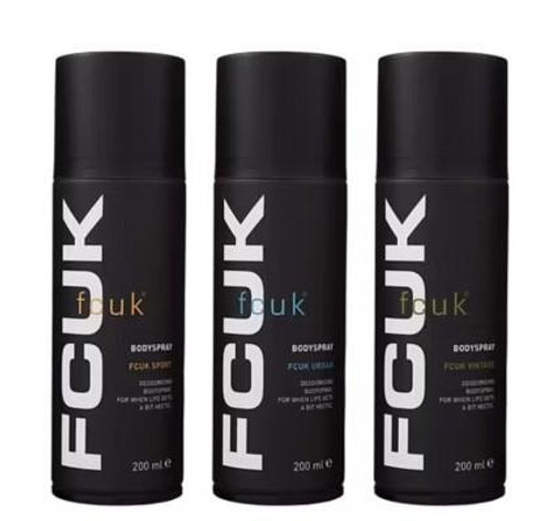  FCUK One Of Each Trio Gift Set 