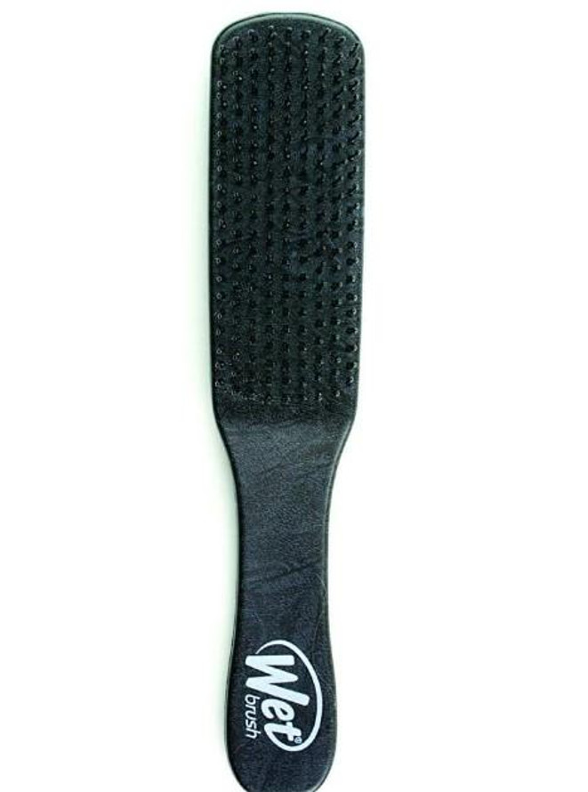 WETBRUSH WetBrush Men's Detangler Black Leather  WETBRUSH WetBrush Men's Detangler Black Leather