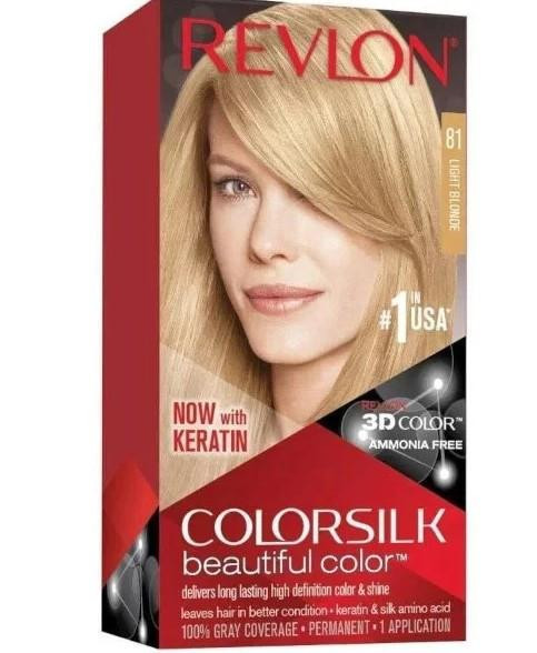 REVLON Revlon ColorSilk Beautiful Permanent Hair Color 81 light blonde 