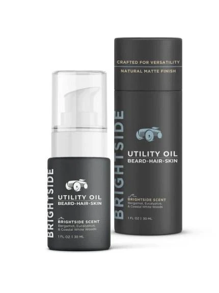 brightside Brightside Utility Oil: Beard + Hair + Skin  30 ML 