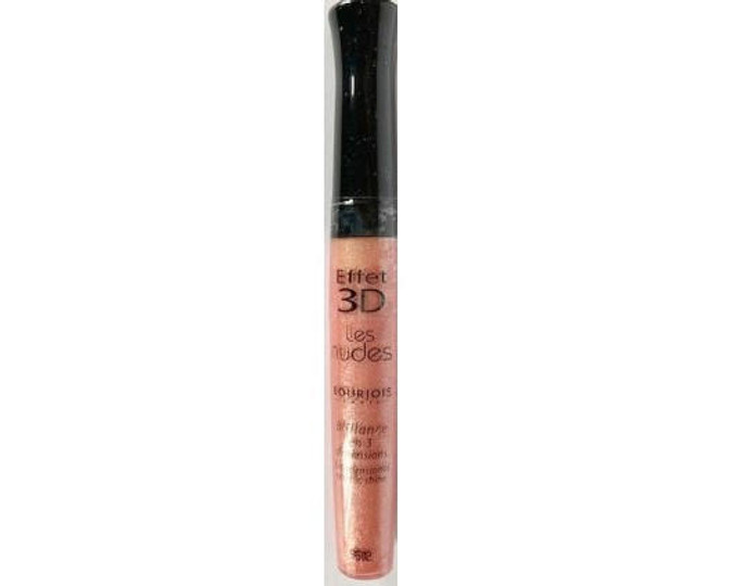 Bourjois Gloss Effet 3D Les Nudes Brilliance Lip Gloss - 37 ROSE OR CHIC   Bourjois Gloss Effet 3D Les Nudes Brilliance Lip Gloss - 37 ROSE OR CHIC