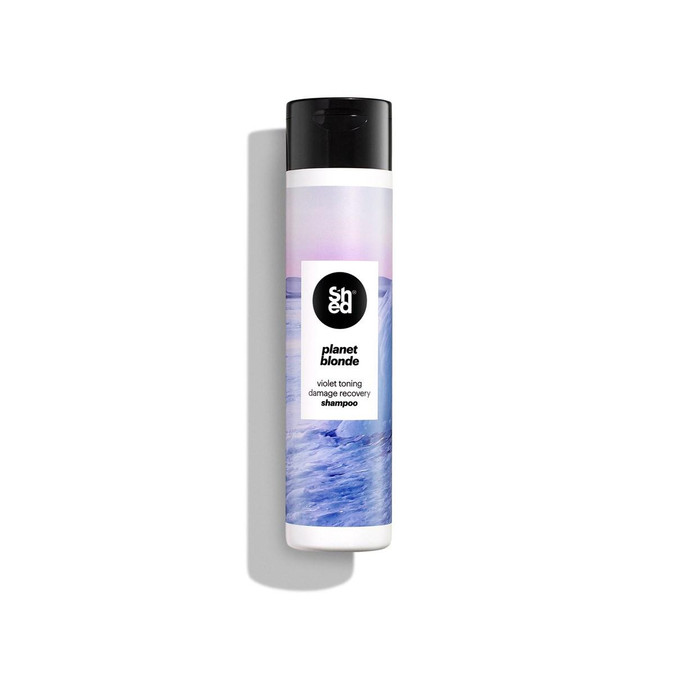  SHED Planet Blonde Violet Toning Damage Recovery Shampoo  