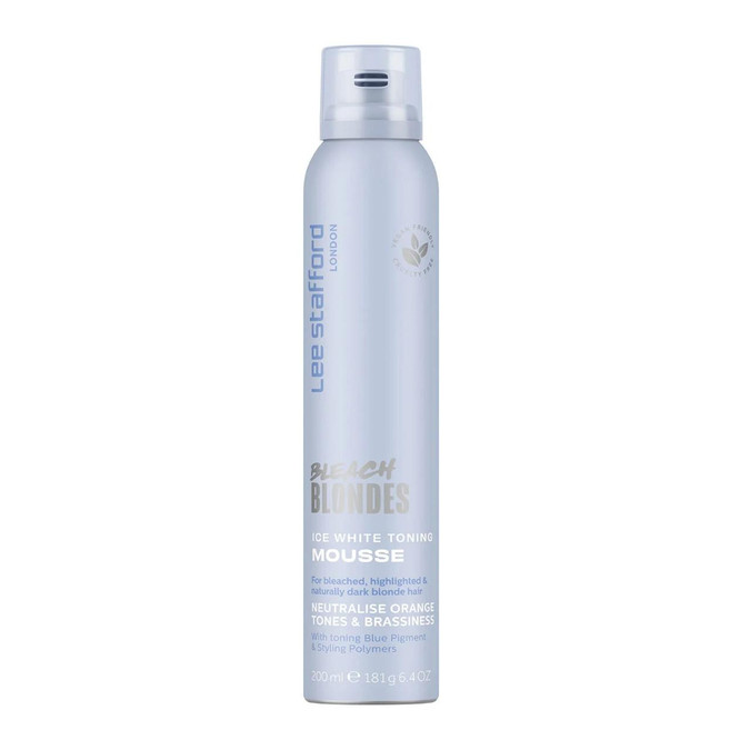  Lee Stafford Bleach Blondes Ice White Toning Mousse 