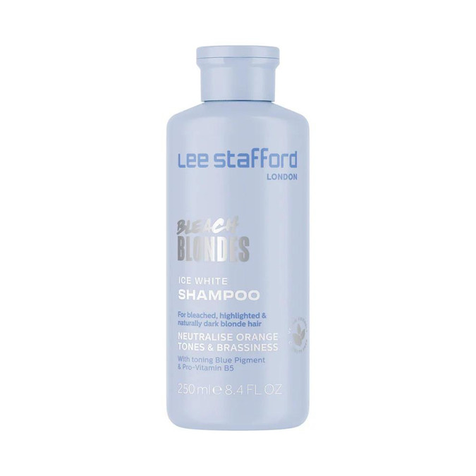 Lee Stafford Bleach Blondes Ice White Toning Shampoo 