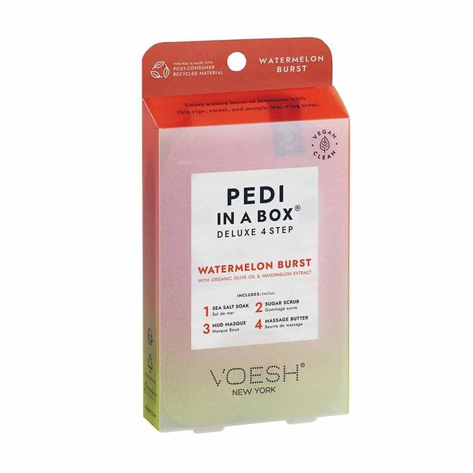 VOESH Voesh 4 Step Pedi In A Box - Watermelon Burst  VOESH Voesh 4 Step Pedi In A Box - Watermelon Burst