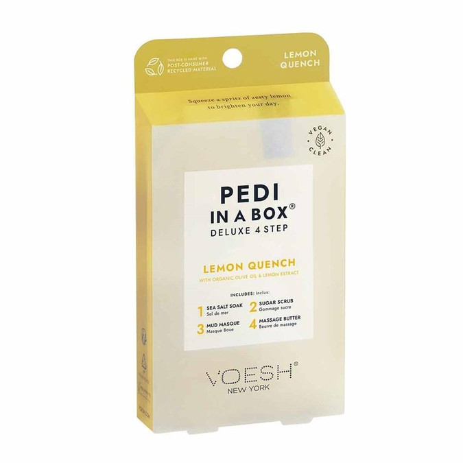 VOESH Voesh 4 Step Pedi In A Box - Lemon Quench  VOESH Voesh 4 Step Pedi In A Box - Lemon Quench