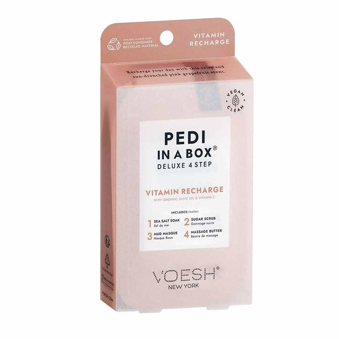 VOESH Voesh 4 Step Pedi In A Box - Vitamin Recharge  VOESH Voesh 4 Step Pedi In A Box - Vitamin Recharge