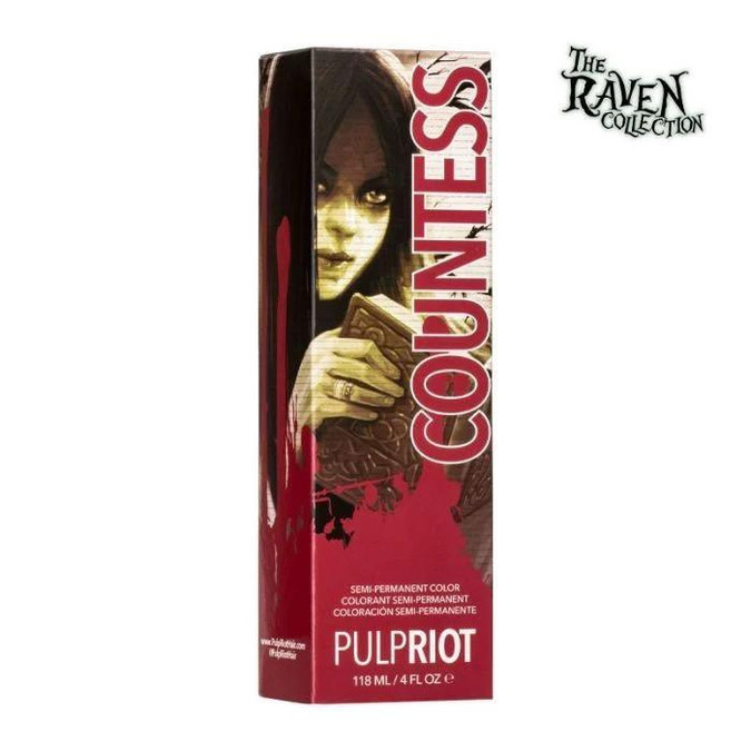  Pulp Riot Semi-Permanent Hair Color Raven Collection 118ml - Countess 