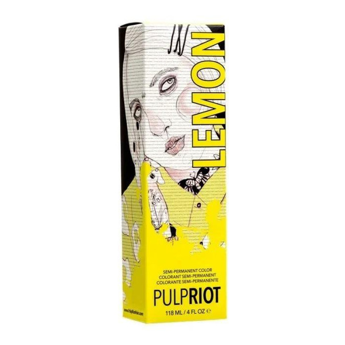  Pulp Riot Semi-Permanent Hair Color 118ml - Lemon 