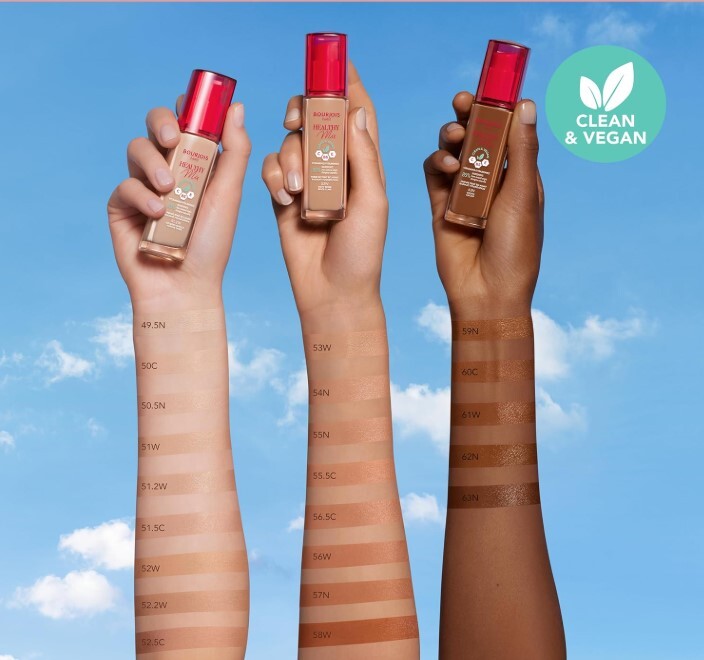 bourjois shade chart(www.hair2buy.co.uk)