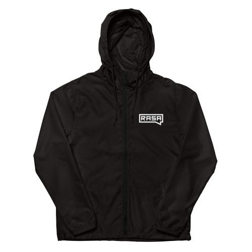 Unisex lightweight zip up windbreaker