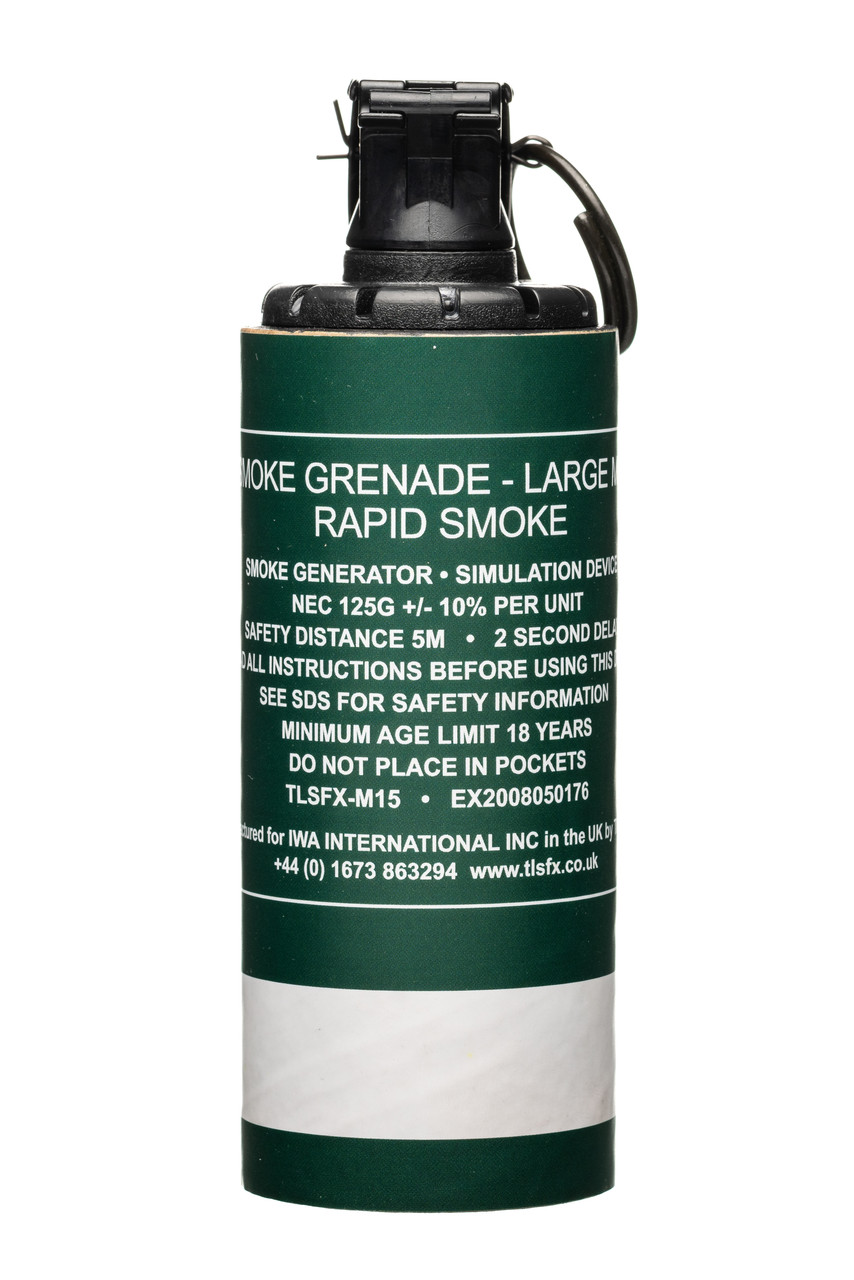 M15 LARGE Smoke Grenade - I.W.A International Inc