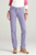 Knit Denim High Rise Straight-Leg Jeans