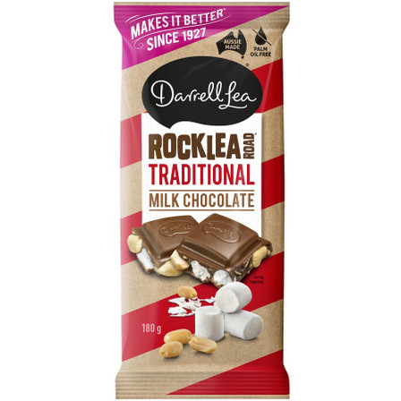 Darrell Lea MC Traditional Rocklea Road Block 180g Darrell Lea MC Traditional Rocklea Road Block 180g
