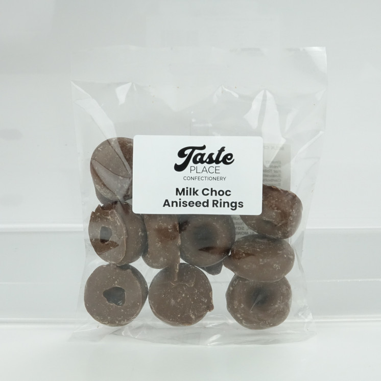 Milk Choc Aniseed Rings 160g