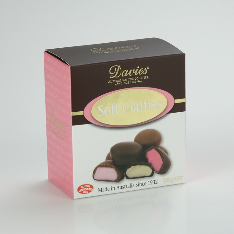 Davies Soft Centres Milk & Dark Chocolate 200g