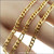 14k Gold Filled Flat Figaro Curb Chain 3.8mm