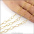 14k Gold Filled Oval Cable Chain 6mm x 8mm - Twisted