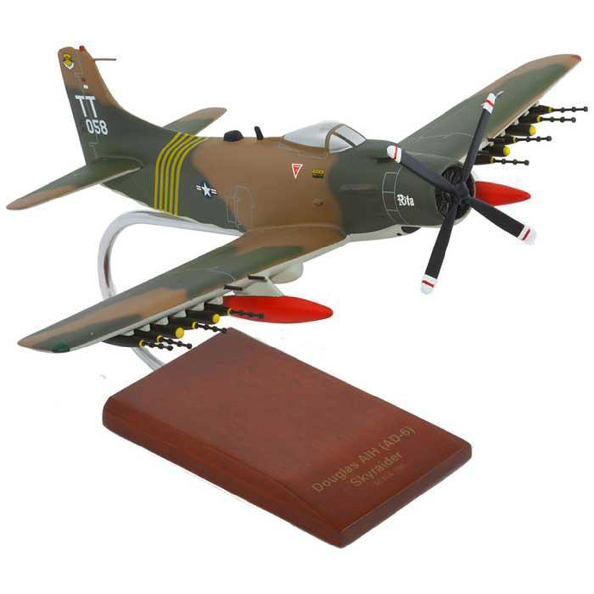 A1H (AD-6) USAF Skyraider Model Airplane