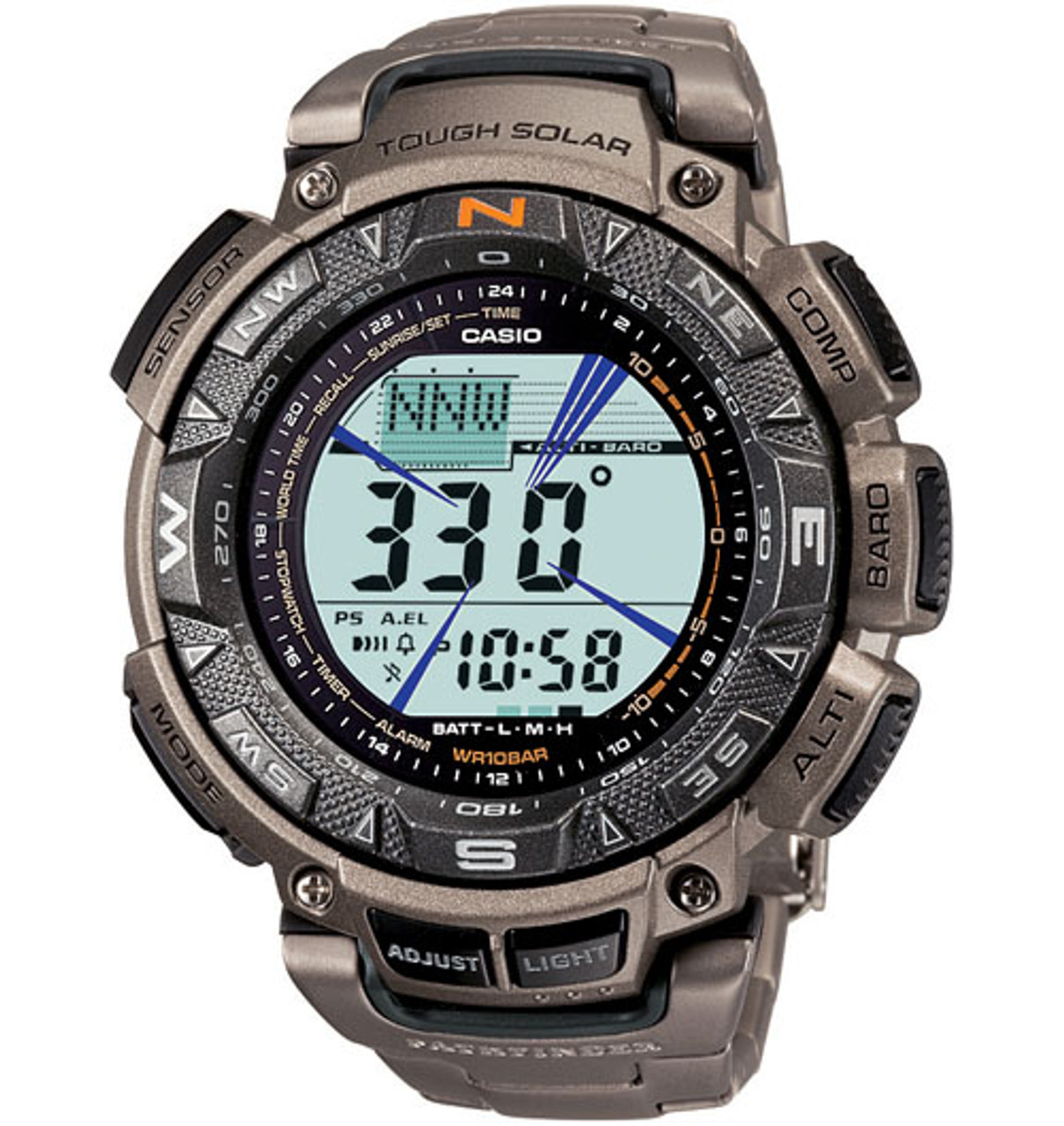 Titanium Altimeter Compass Watch | Chronograph | Pilot Watches