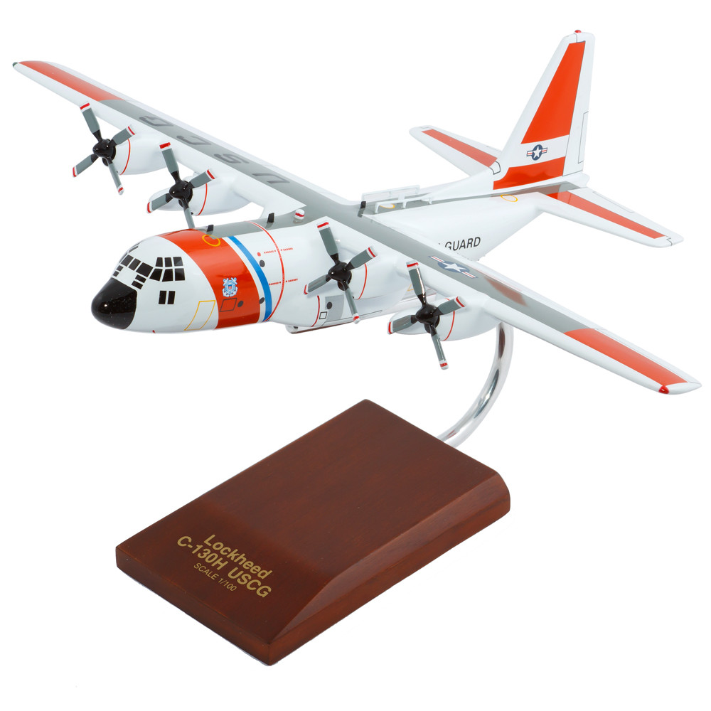 Coast Guard C-130 Hercules Model Airplane | Replica Scale Model
