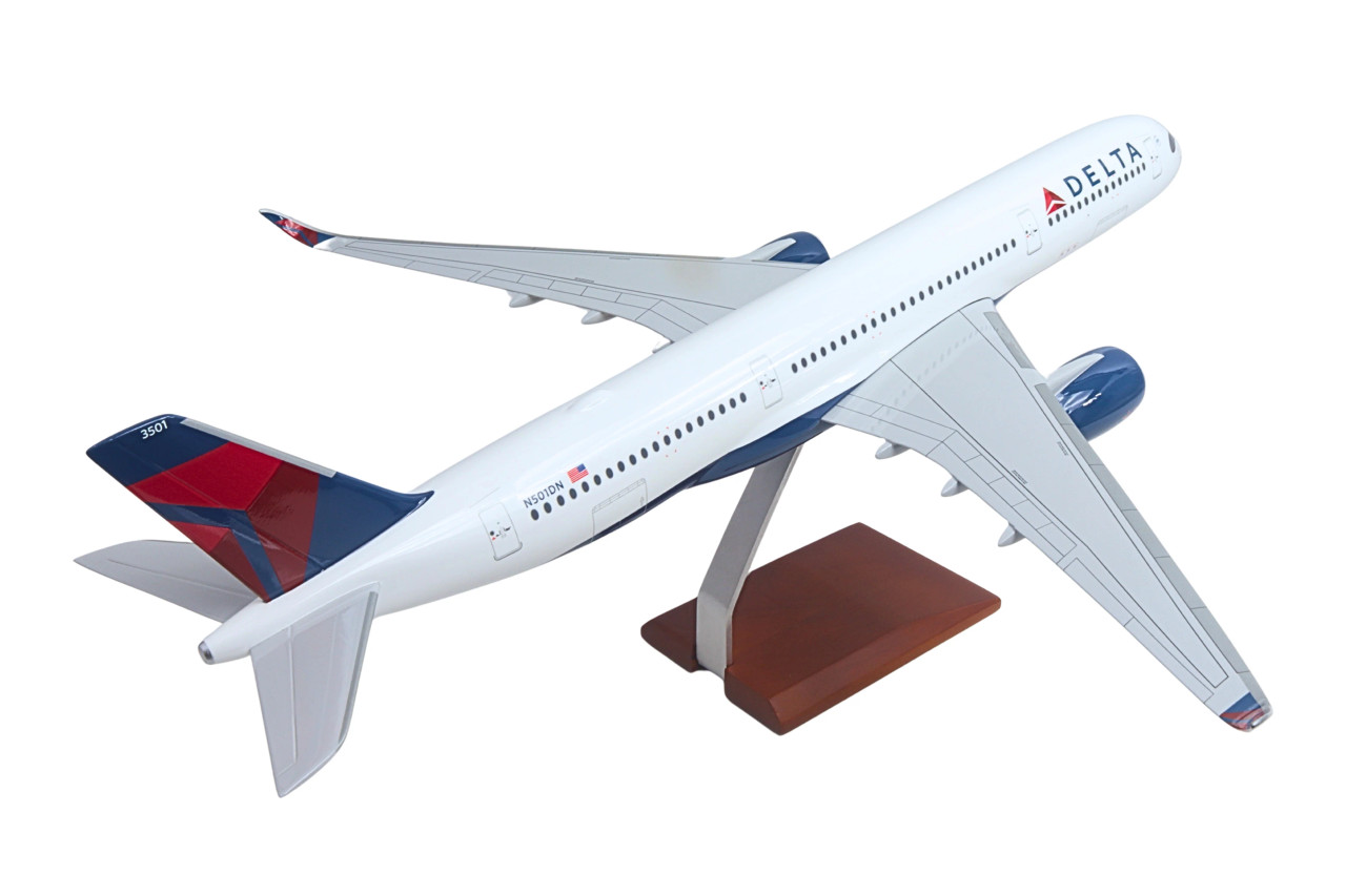 Delta A350-900 Model Airplane - 1/100 - New Edition