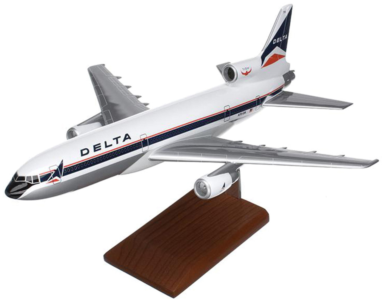 DELTA航空 TriStar long-range 機内販売モデル絵葉書はおまけです - 航空機