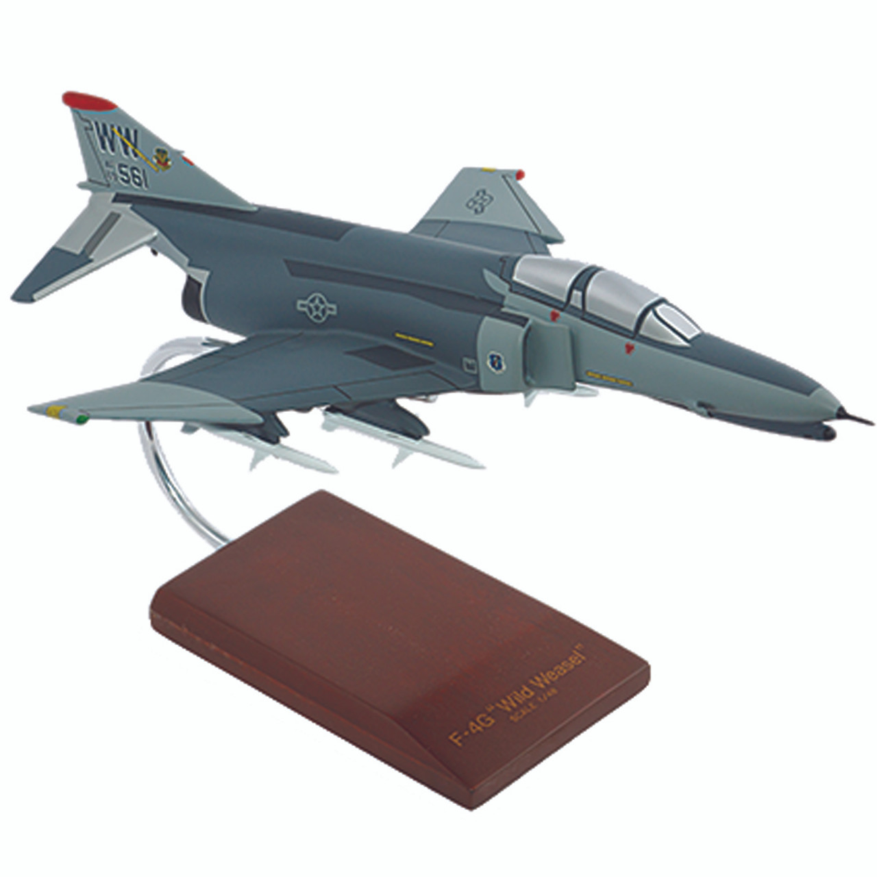 F-4G Wild Weasel USAF Model Aircraft | Scale Model Plane | Gifts