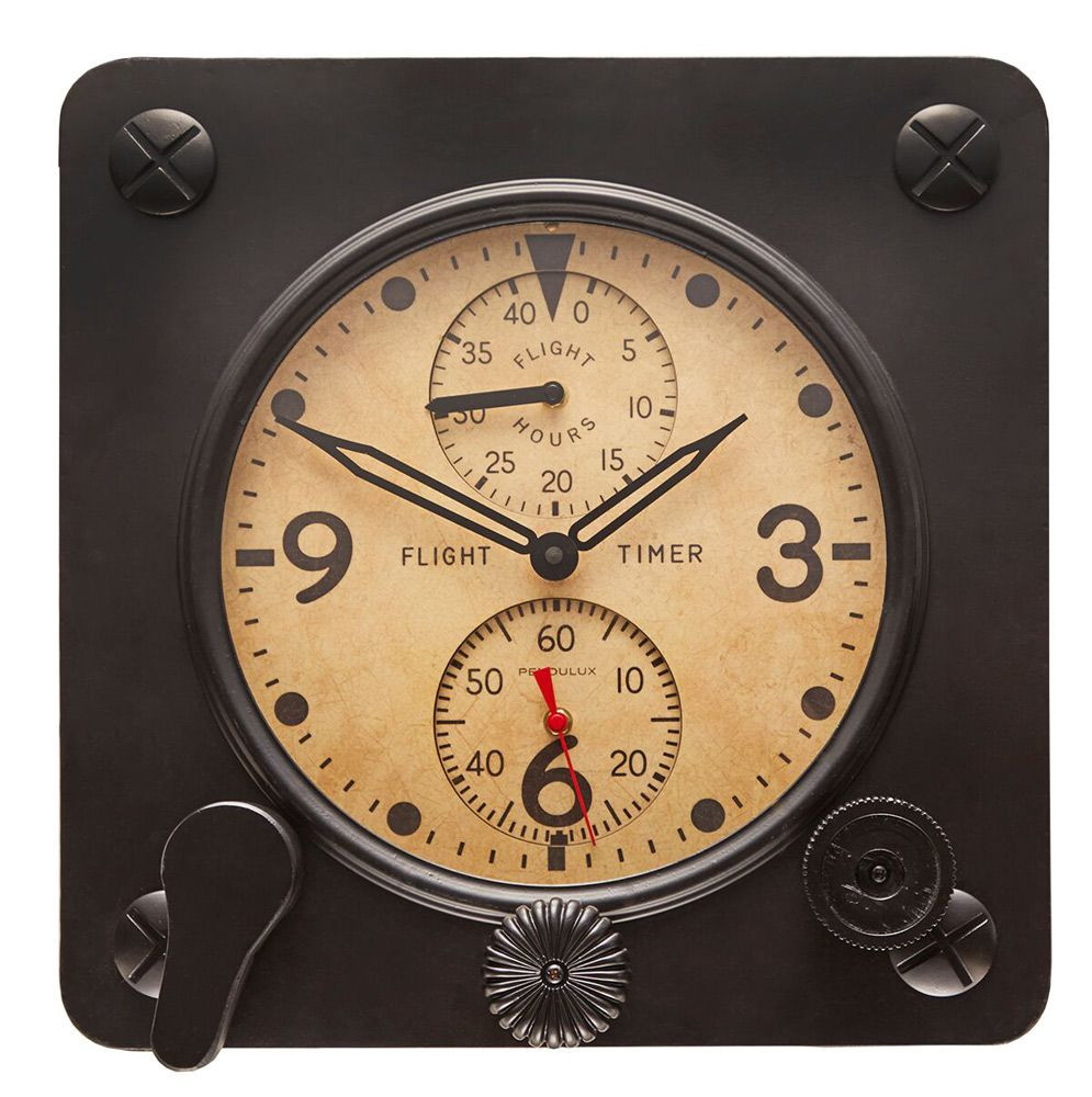 Vintage Airplane Flight Timer Clock | Cool Historic Timepiece