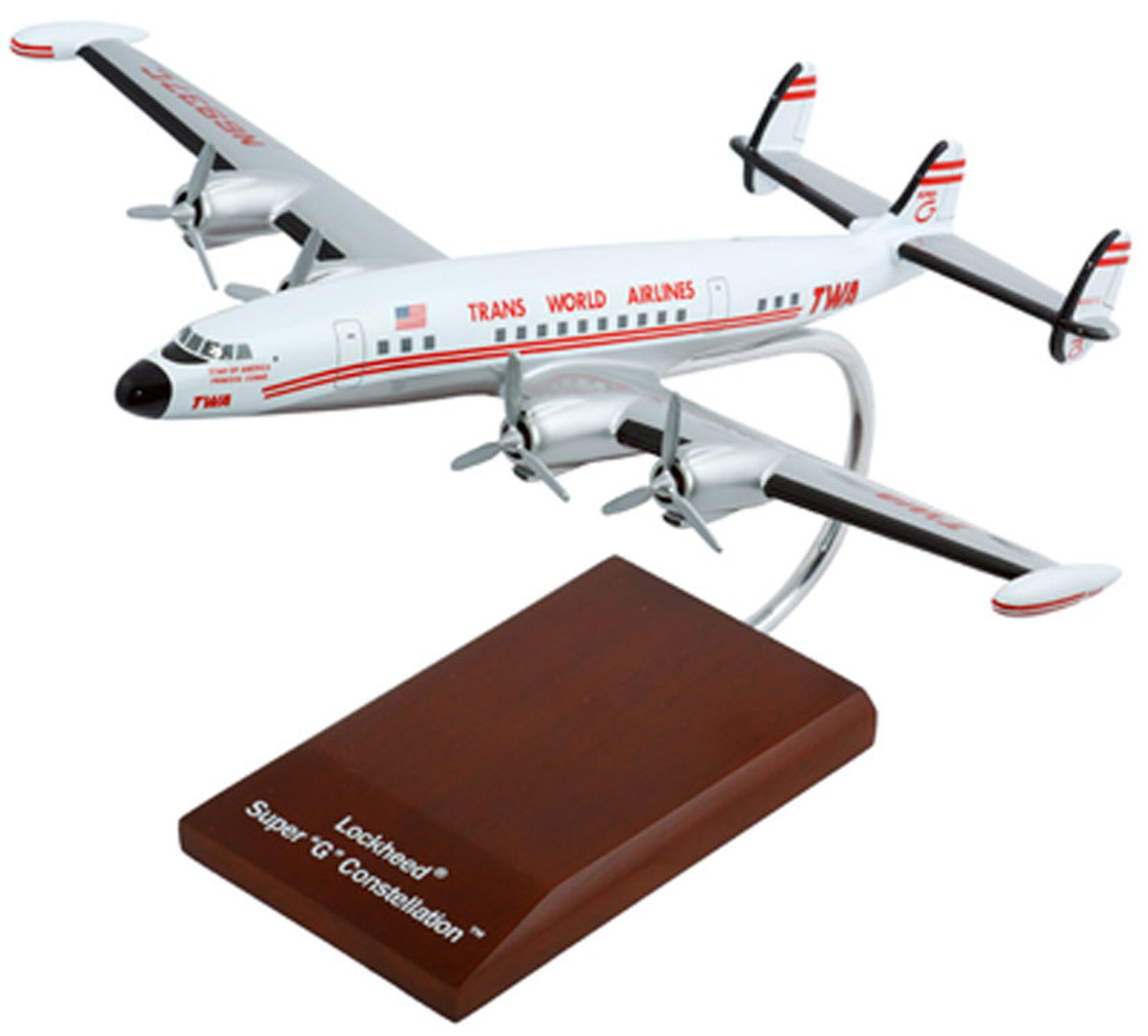 LOCKHEED SUPER CONNIE 木製模型キット TWA Super Connie Model Airplane | Scale Model Aircraft | Gifts