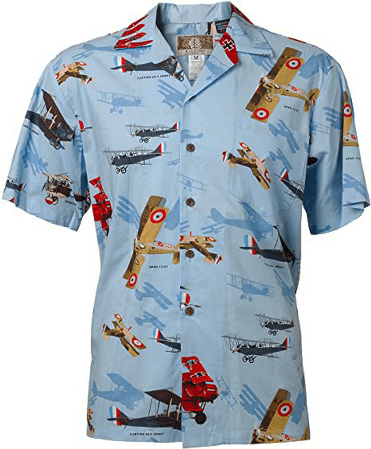 Hawaiian Biplane Shirt