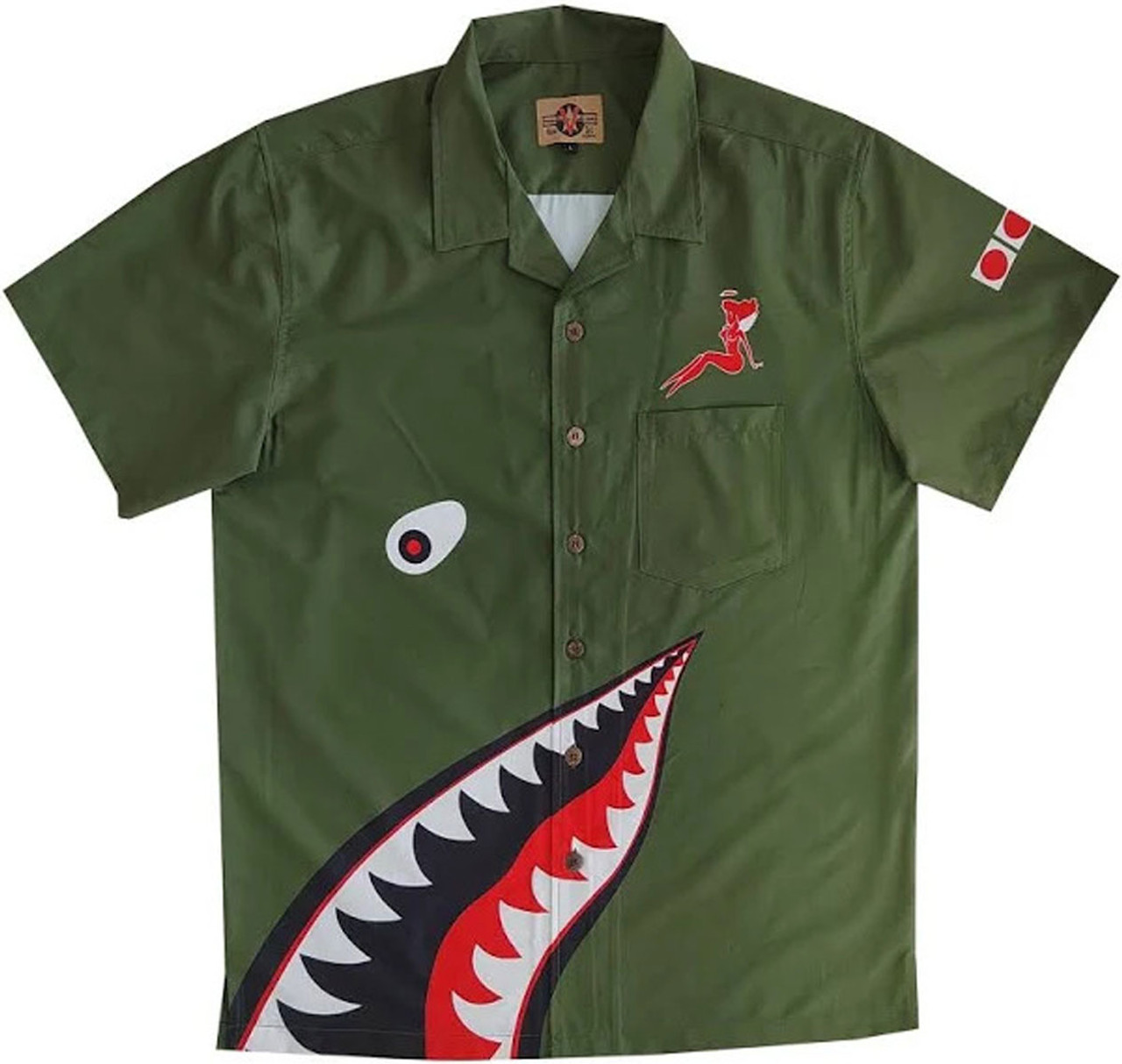 P-40 Flying Tigers Aloha Shirt