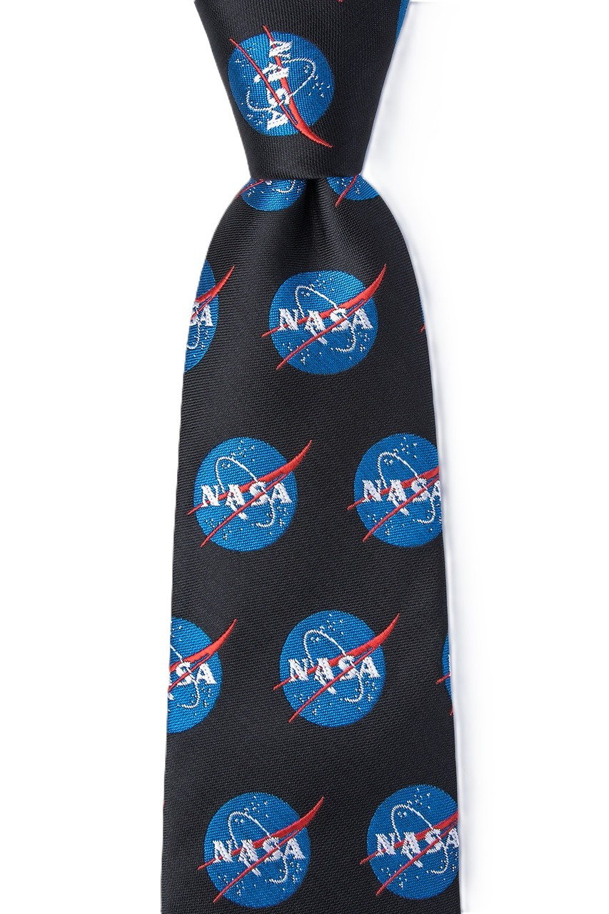 NASA Logo Microfiber Tie