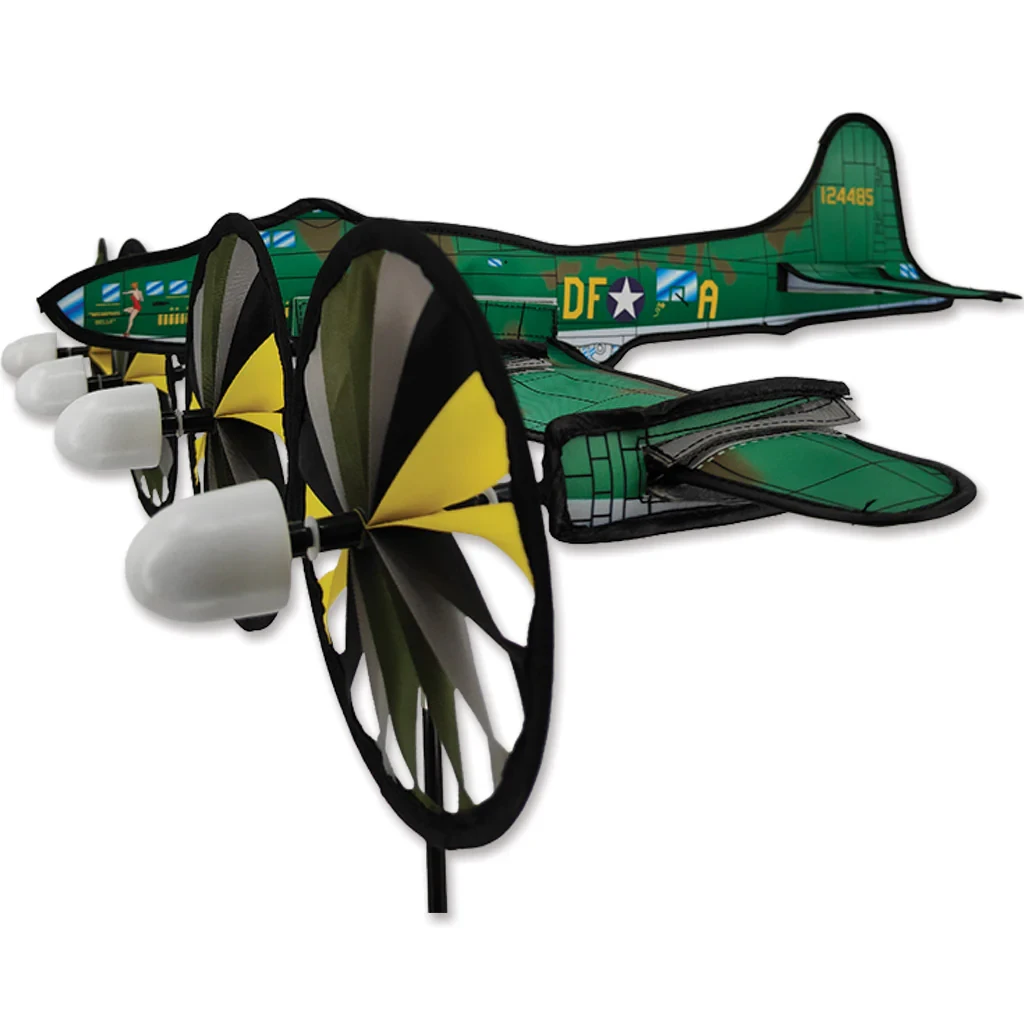 B-17 Memphis Belle Flying Fortress airplane wind spinner for aviation yard décor
