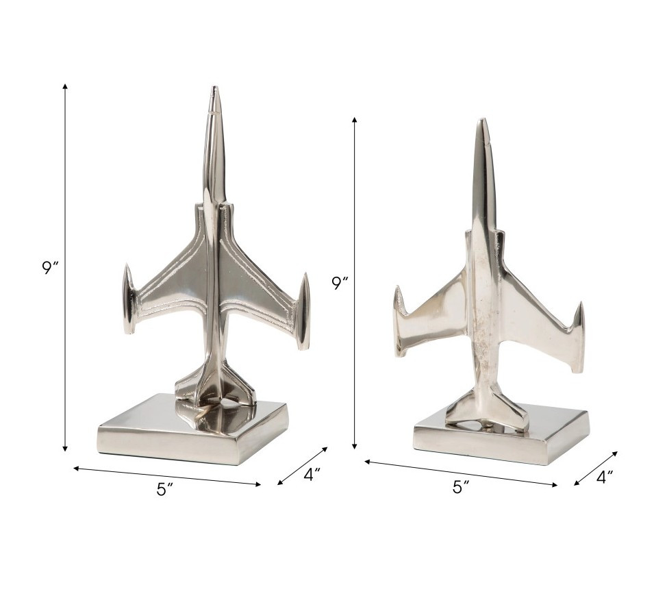 Jer Airplane Bookends