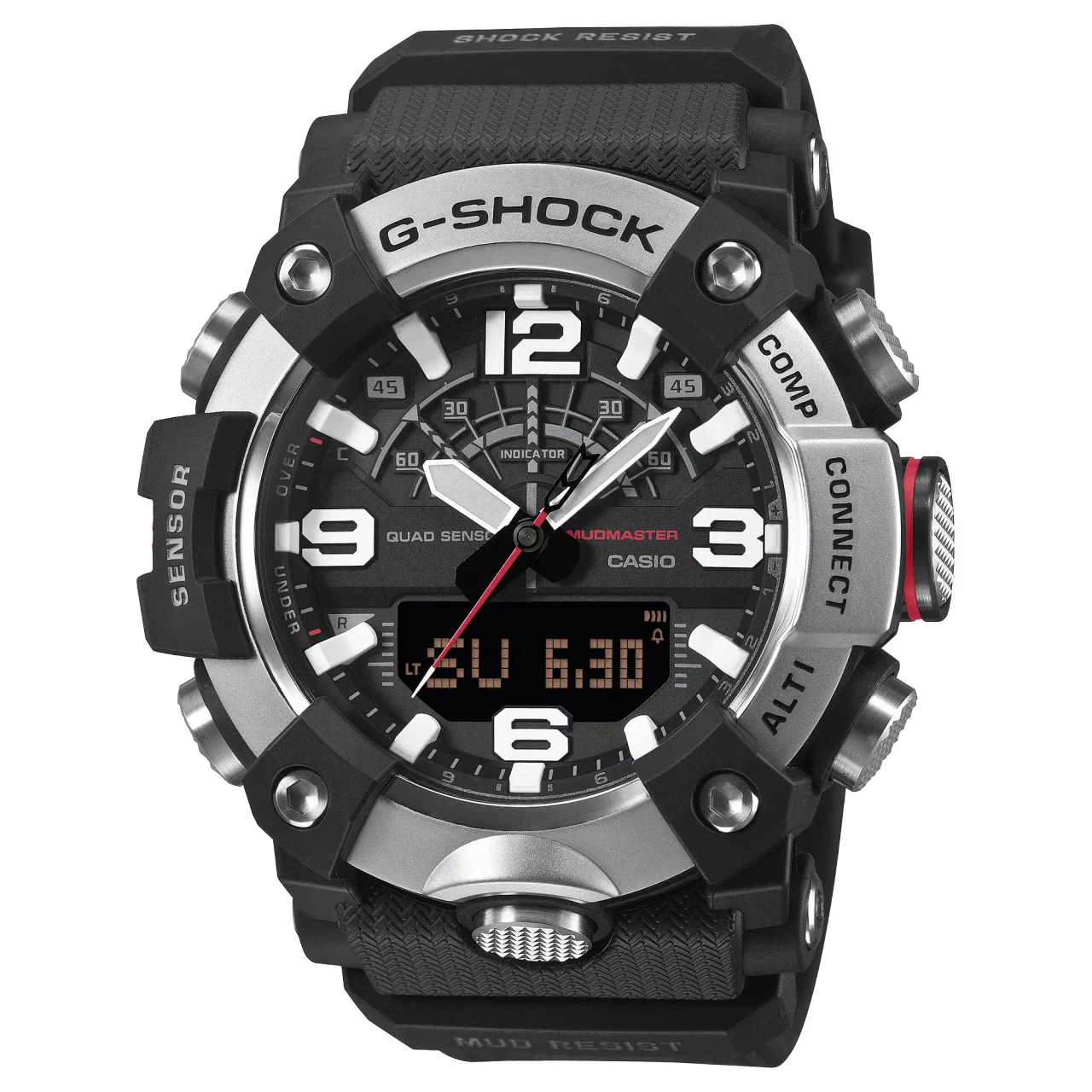 Casio G-Shock Mudmaster Quad Sensor Watch Stainless Steel Case