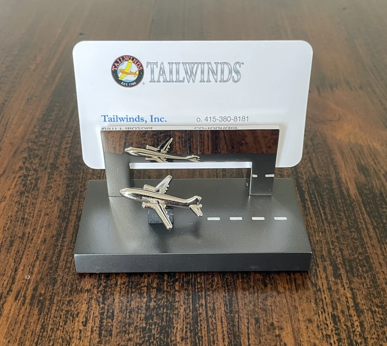 Airplane Business Card Holder