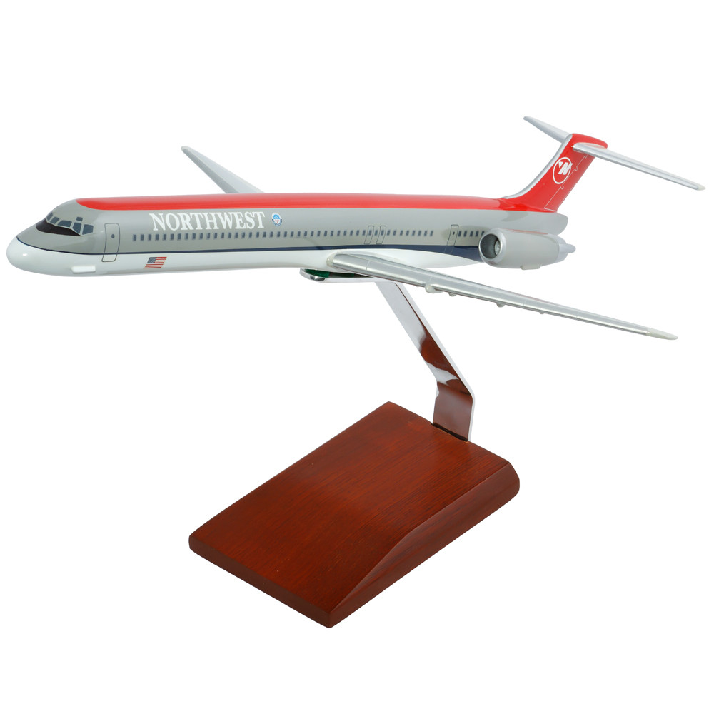 Northwest Airlines 1:600 模型飛行機セット Northwest Airlines MD 80 Model Airplane | Scale Model Planes