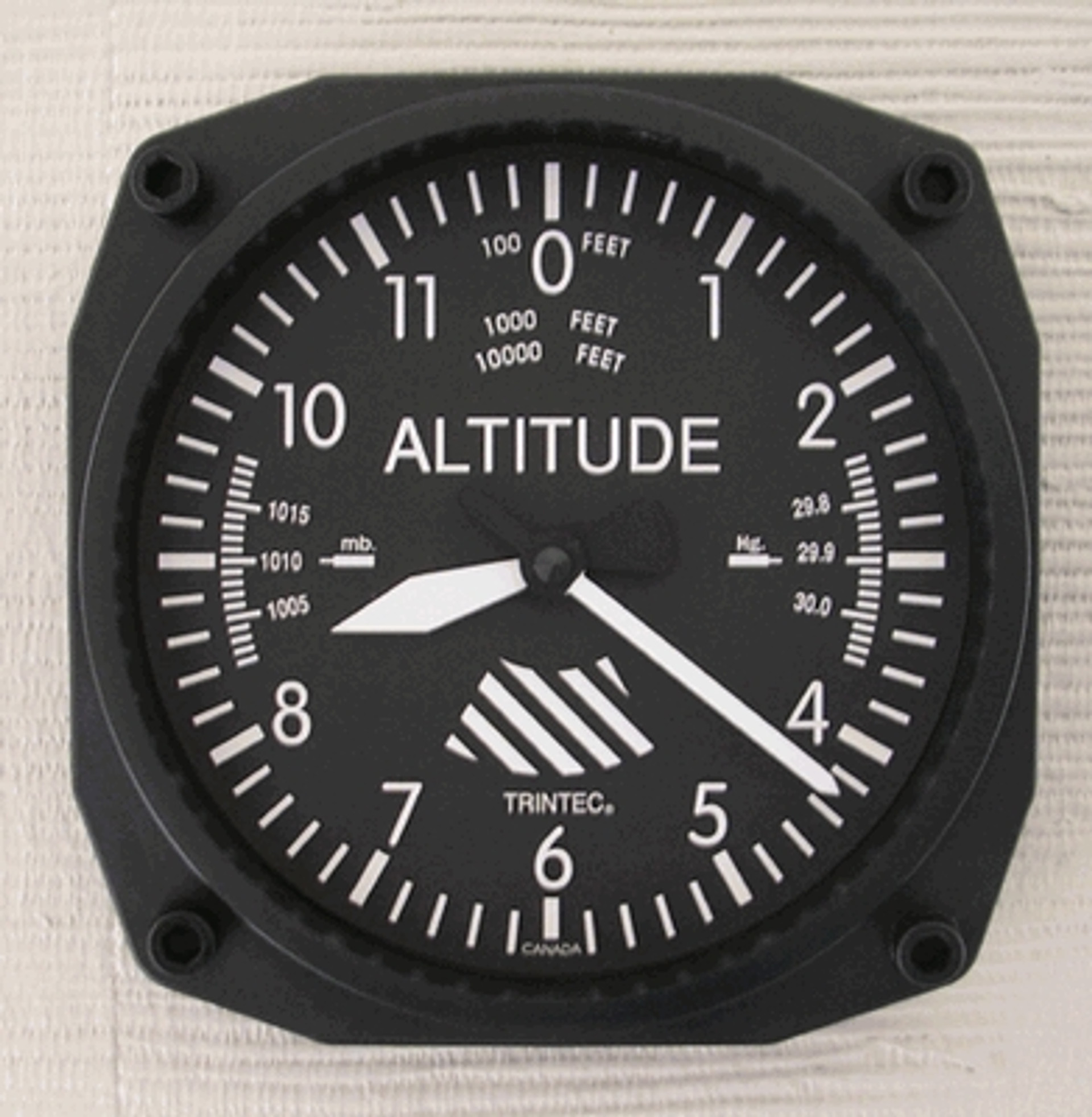 Altimeter Airplane Wall Clock Pilot Gift Instrument Clock