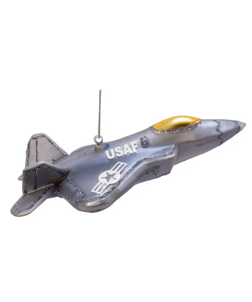 U.S. Air Force Fighter Airplane Holiday Ornament