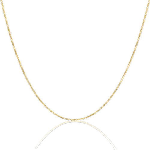 14K Yellow Gold Cable Necklace