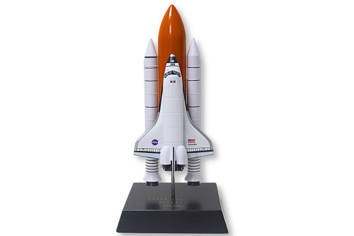 Space Shuttle Atlantis 1/200 full stack model with orbiter and boosters