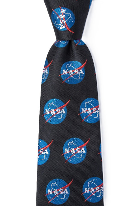 NASA Logo Microfiber Tie