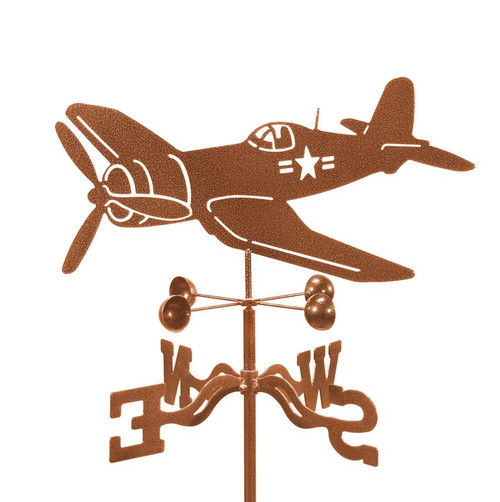 Corsair Airplane Steel Weather Vane