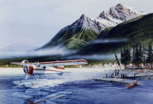 Beaver Airplane Art Print