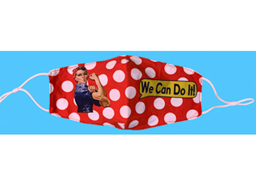 Rosie The Riveter Face Mask | Cool Washable & Reusable Mask