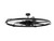 Jet Airplane Themed Ceiling Fan | Flat Black