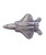 U.S. Air Force Fighter Airplane Holiday Ornament - Bottom View